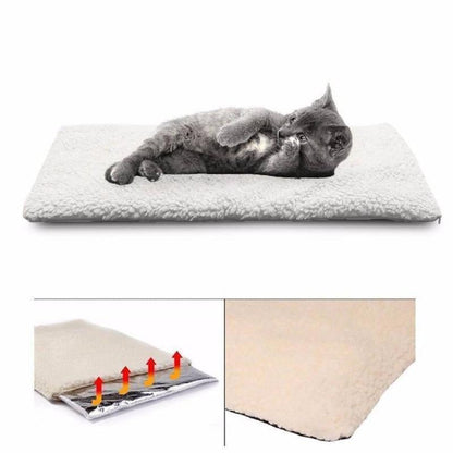 Self-Heating Fleece Pet Bed